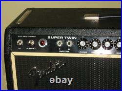 Vintage 1975 Fender Super Twin Guitar Tube Amp Professionally Repaired
