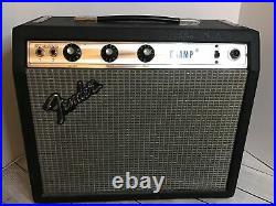 Vintage 1978 Fender Silverface Champ All Tube Gutiar Amp Amplifier VGC