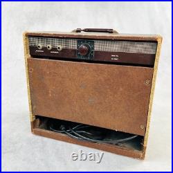 Vintage 1x10 Tube Combo Amplifier 1950s Brown & Tweed Vintage 1x10 Tube Combo Amplifier 1950s Brown & Tweed