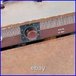 Vintage 1x10 Tube Combo Amplifier 1950s Brown & Tweed
