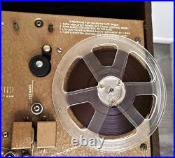 Vintage 40s 50s Bell Reel to Reel Tape Recorder Tube Amp Record O Fone RT 65B