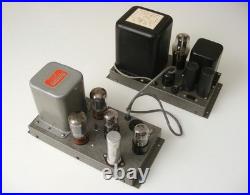 Vintage 50s Heathkit W-3M TUBE Amplifier & Heathkit WA-1 Power Supply Working
