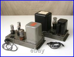 Vintage 50s Heathkit W-3M TUBE Amplifier & Heathkit WA-1 Power Supply Working