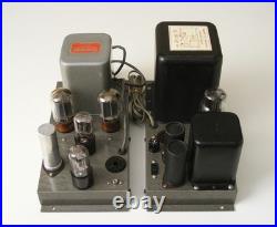 Vintage 50s Heathkit W-3M TUBE Amplifier & Heathkit WA-1 Power Supply Working