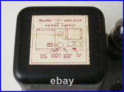 Vintage 50s Heathkit W-3M TUBE Amplifier & Heathkit WA-1 Power Supply Working