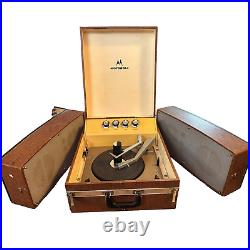 Vintage 50s Motorola Stereo Record Player Stereophonic SH12N Turntable Tube Amp
