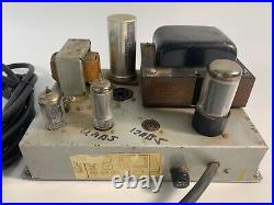 Vintage 58460 Tube Amplifier Monoblock For Repair, Read