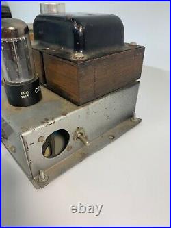 Vintage 58460 Tube Amplifier Monoblock For Repair, Read