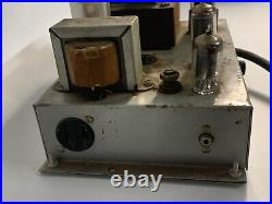 Vintage 58460 Tube Amplifier Monoblock For Repair, Read