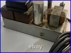 Vintage 58460 Tube Amplifier Monoblock For Repair, Read