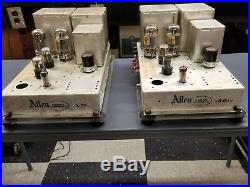 Vintage 60's Allen model#75 mono block industrial tube amplifiers, rebuilt