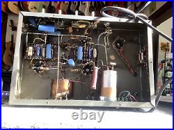 Vintage 60's Linear Conchord British Tube Amplifier 30w Custom Case Project