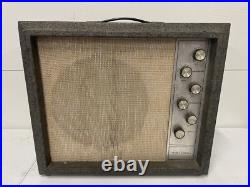 Vintage 60's Sears Silvertone Model 1482 Guitar Tube Amp Working