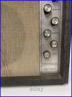 Vintage 60's Sears Silvertone Model 1482 Guitar Tube Amp Working