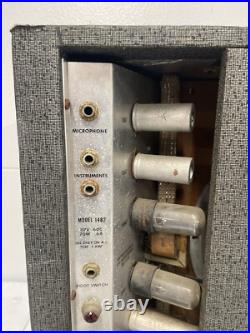 Vintage 60's Sears Silvertone Model 1482 Guitar Tube Amp Working