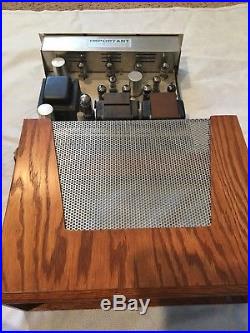 Vintage 60s HH Scott 222C Tube Amplifier Perfectly Working Warm Sound with Case
