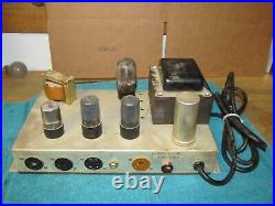 Vintage 6V6, 6SN7, 5V4 Tube Amplifier, Lowrey