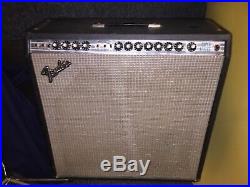 Vintage 70's Fender Super Reverb Silverface tube amp withfootswitch