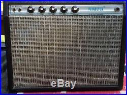 Vintage 70s Fender Princeton Tube Amp Amplifier with speaker upgrade