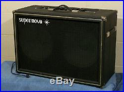 Vintage 76 Sano Supernova Stereo Guitar Tube Amp Tremolo Reverb 8417 USA 500r-12