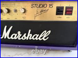 Vintage 80's Marshall Studio 15 JCM800 era Customized Low Serial Amp Head Purple