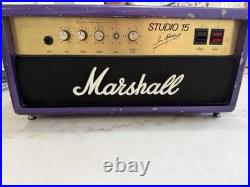 Vintage 80's Marshall Studio 15 JCM800 era Customized Low Serial Amp Head Purple