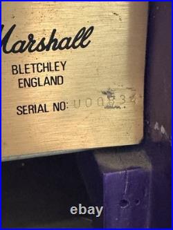 Vintage 80's Marshall Studio 15 JCM800 era Customized Low Serial Amp Head Purple