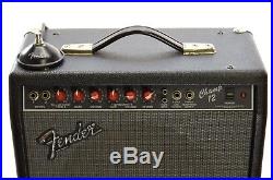Vintage 80s Fender USA Champ 12 Red Knob Tube Guitar Combo Amp Used