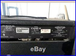 Vintage 90s Fender USA Champ 25 Tube Amp 12 in. Speaker GREAT condition