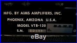 Vintage AIMS VTB-120 1970s Bass/Guitar Tube Amp 120 watts Made in the USA