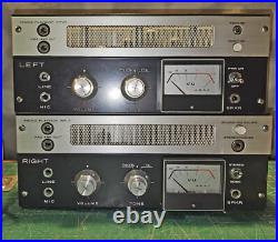 Vintage AKAI M-8 Left & Right 6BQ5 Tube Amplifiers