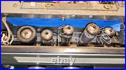 Vintage AKAI M-8 Left & Right 6BQ5 Tube Amplifiers