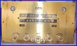 Vintage ALTEC LANSING Mono Tube Amp Amplifier (A323-C) & Tuner PreAmp (ALC-101)
