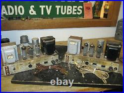 Vintage AMPEX 6973 Tube Mono Amplifier Pair