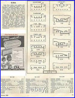 Vintage AMPEX 6973 Tube Mono Amplifier Pair W Partridge & C. E. A Transformers