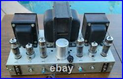Vintage AMPEX Stereo Tube Power Amplifier Amp 7199 6973 for Repair Rare