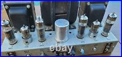 Vintage AMPEX Stereo Tube Power Amplifier Amp 7199 6973 for Repair Rare