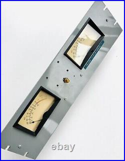 Vintage API VU Stereo Meter Panel Amp Audio Meter Rackmount Langevin Altec DIY