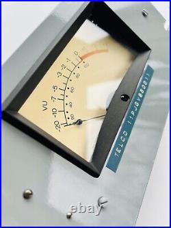 Vintage API VU Stereo Meter Panel Amp Audio Meter Rackmount Langevin Altec DIY