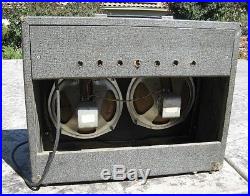 Vintage Alamo 2x10 Combo Tube Guitar Amplifier Amp