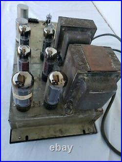 Vintage Altec 1569A Tube Amplifier. Working well