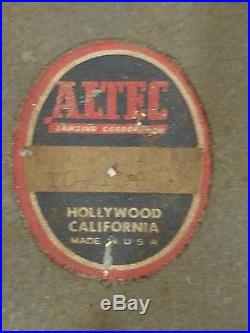 Vintage Altec Lansing Tube Amplifier A-323B Original Condition