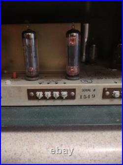 Vintage Altec Voice Of The Stars Vacuum Tube Amplifier Model 356A 18W Powers On