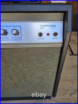 Vintage Ampeg AC-12 Tube Amp With Jensen Concert Amp. And Accessories
