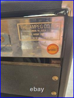 Vintage Ampeg AC-12 Tube Amp With Jensen Concert Amp. And Accessories