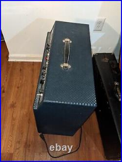 Vintage Ampeg Rocket 2 Guitar Tube Amp with pedal Very Clean! GS-12