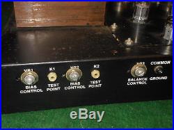 Vintage Ampeg SVT 1970's Chassis ONLY PARTS Tube Amplifier Bass Guitar Head Amp