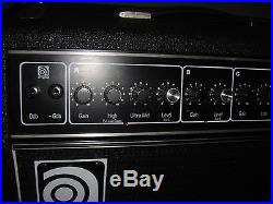 Vintage Ampeg VT-60 Tri-Ax 3-Channel Tube Amplifier. U. S. A. Made Valve Amp