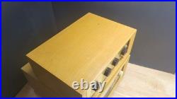 Vintage Amplifier Audio Vacuum Tube Amp and Tone Controller + Tuner Wood Cab