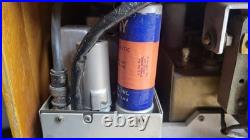 Vintage Amplifier Audio Vacuum Tube Amp and Tone Controller + Tuner Wood Cab